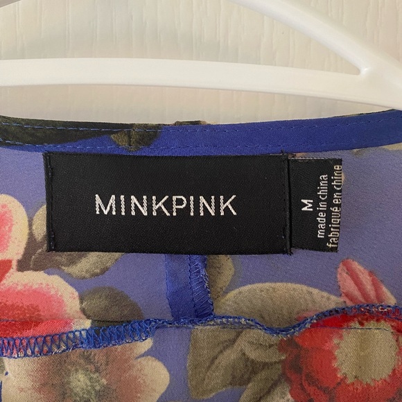 Blue kimono flower pattern - Picture 5 of 5